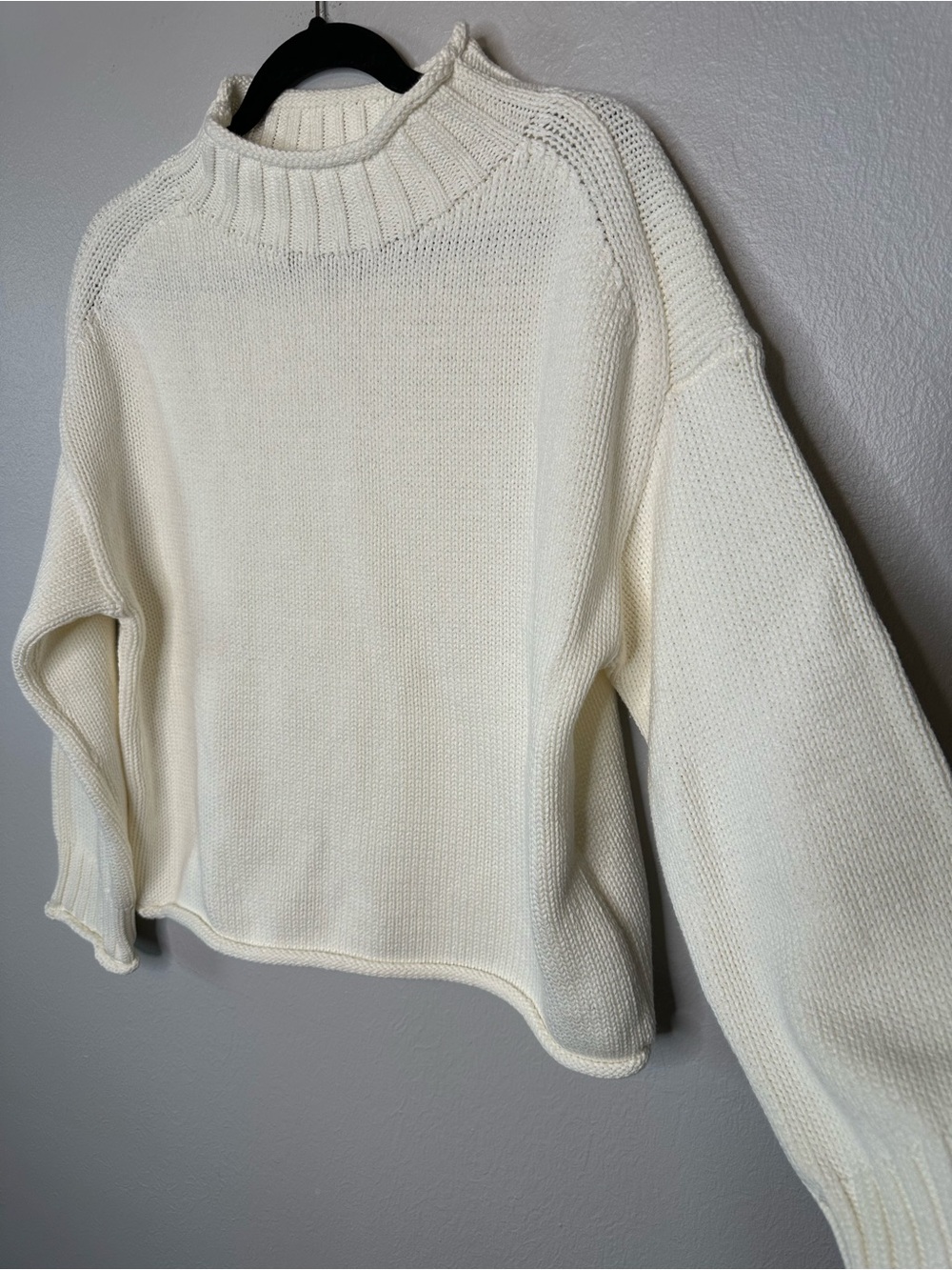 NWT J. Crew 2025 Rollneck Sweater in Ivory - Picture 2 of 10